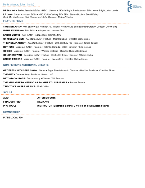 Daniel Valverde Resume Page 2